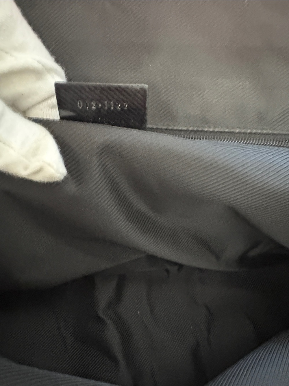 Gucci Brown GG Monogram Shoulder Bag with Dark Patent Trim - Picture 13 of 14